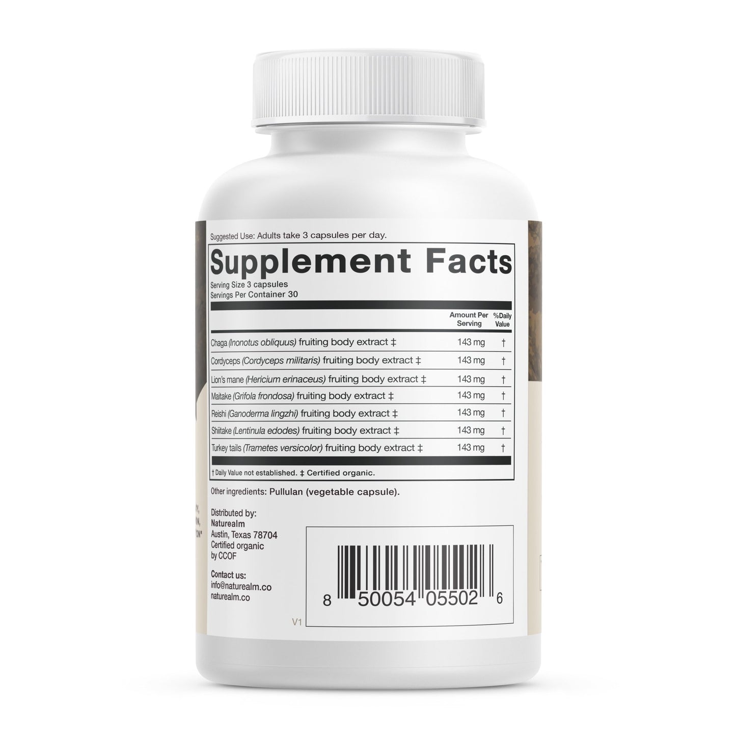 Sacred 7 Mushroom Extract Capsules