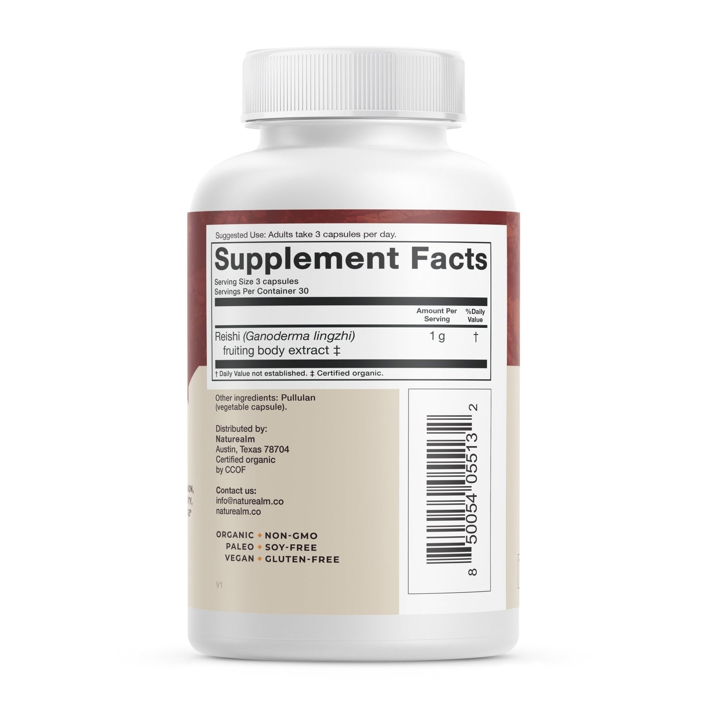 Reishi Mushroom Extract Capsules