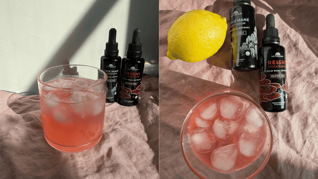 How to Make Coconut Water Lemonade With Mushrooms