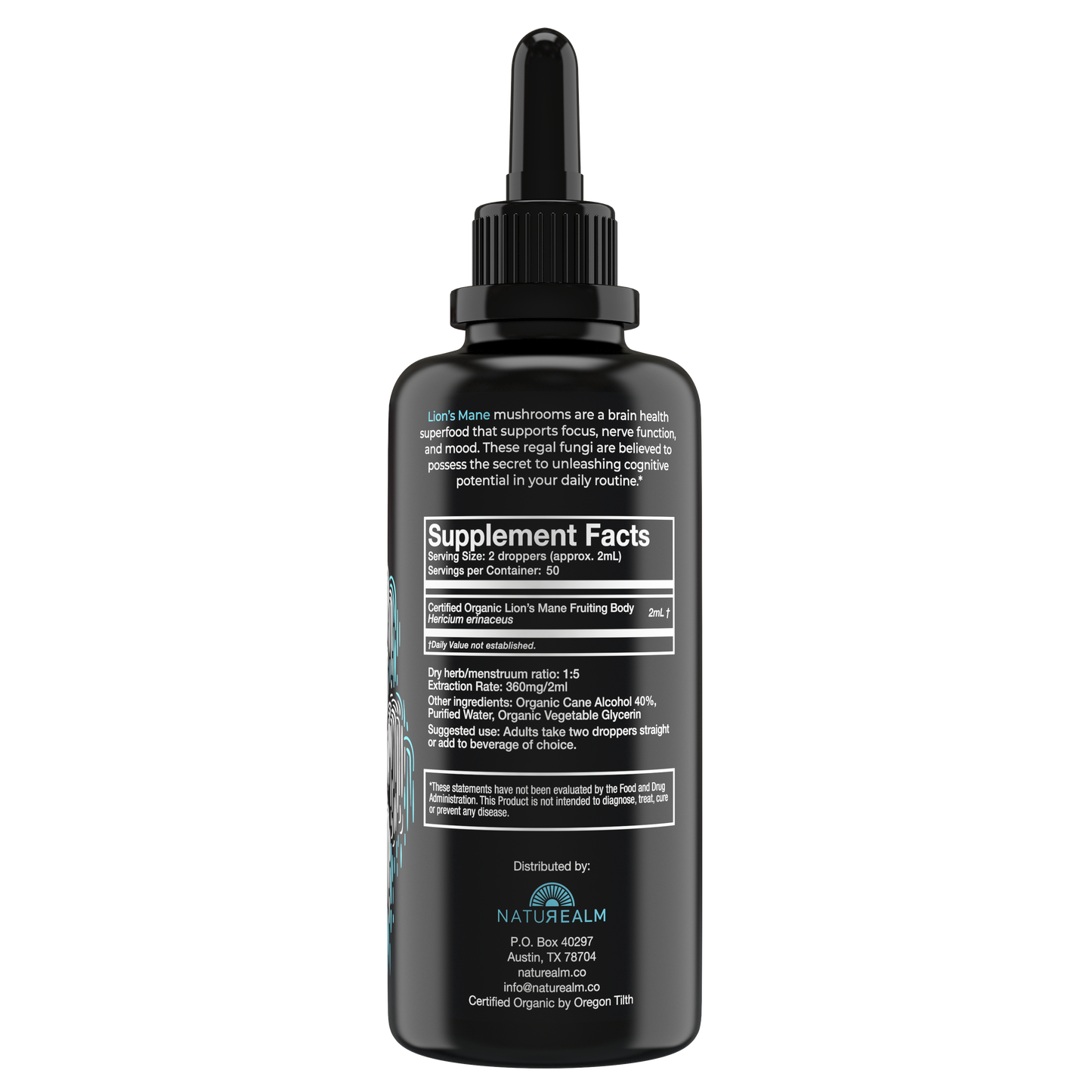 Lion's Mane Mushroom Liquid Dual-Extract