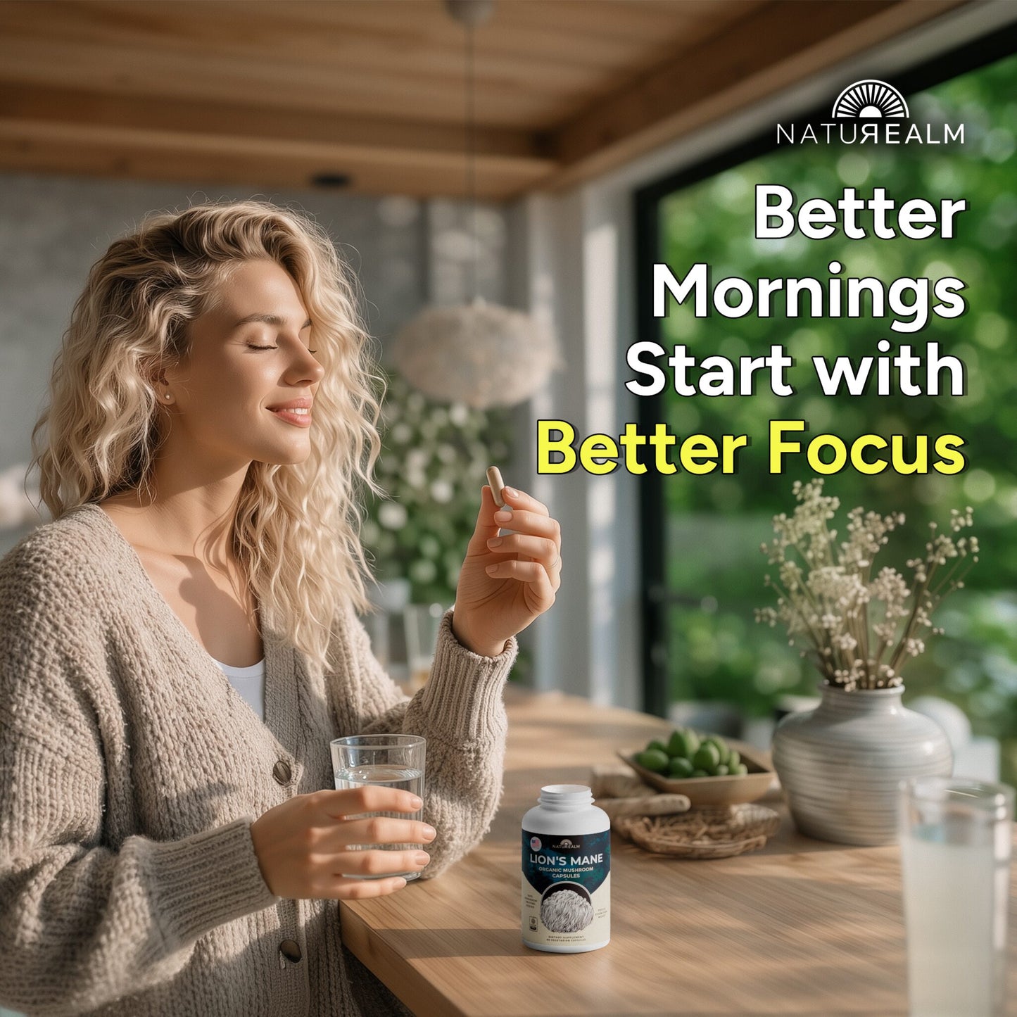 Lion's Mane Mushroom Extract Capsules