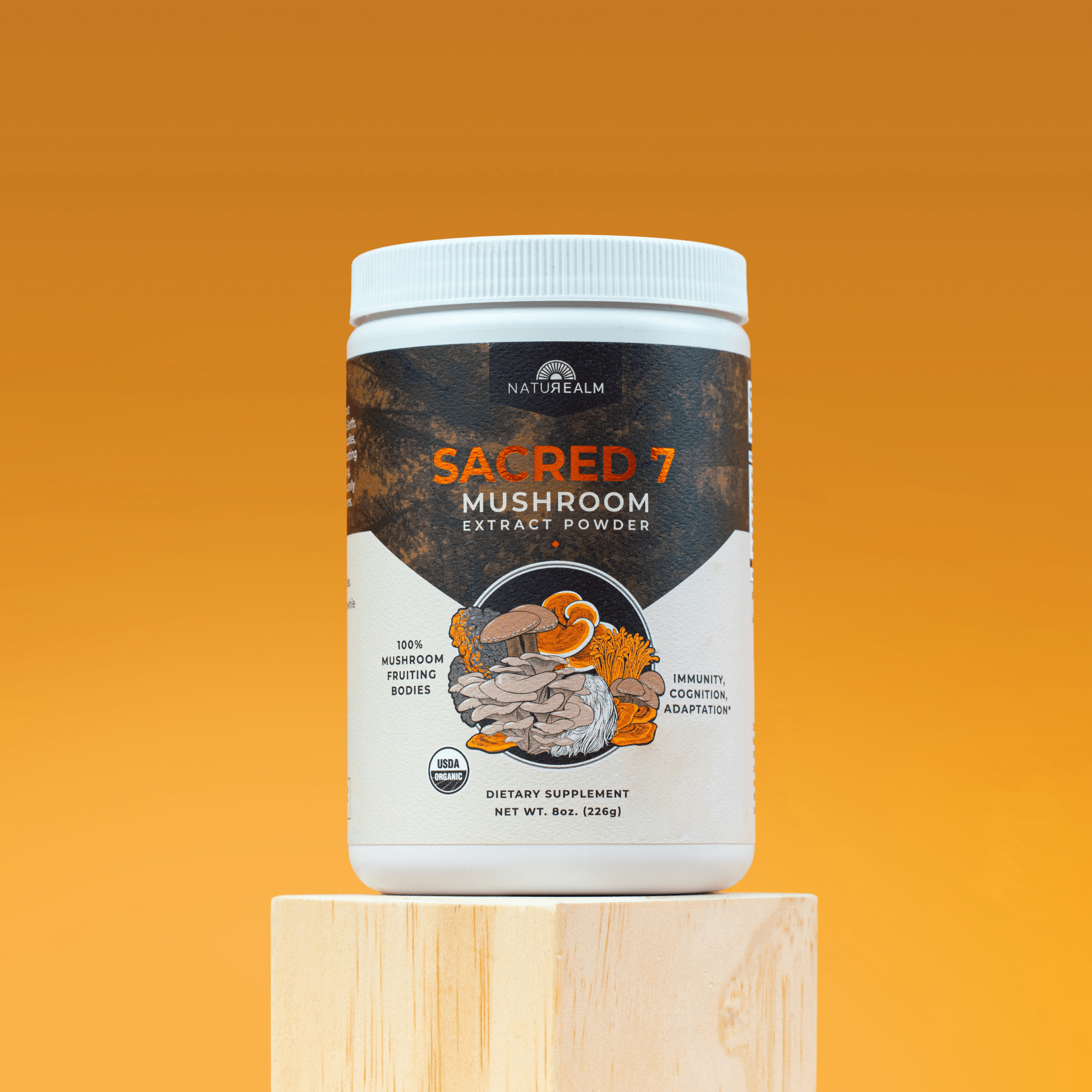 Sacred 7 Mushroom Extract Powder | 100% Fruiting Bodies | USDA Organic ...